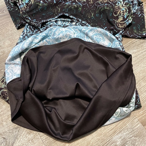 Women’s Brown & Turquoise/Blue Knit Dress, Size Medium - Picture 11 of 13